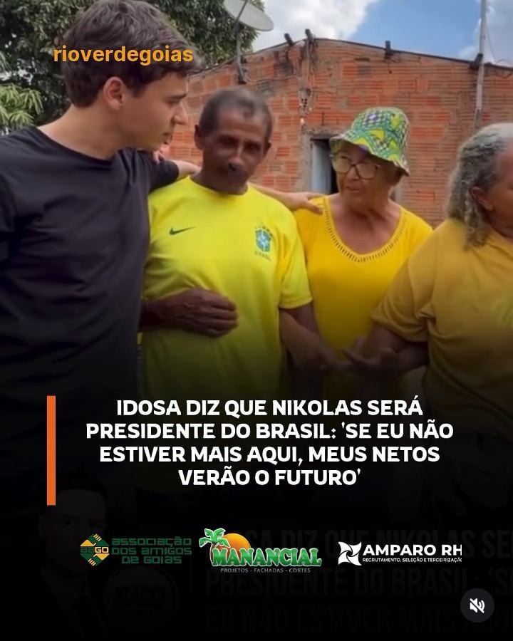 Idosa de 73 anos diz a Nikolas Ferreira que ele ainda será presidente
