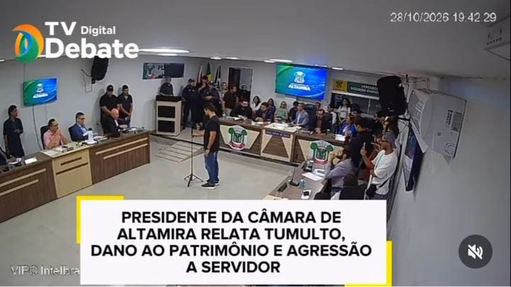 O presidente da Câmara Municipal de Altamira, vereador engenheiro Diogo, se pronunciou sobre o tumulto registrado na qua