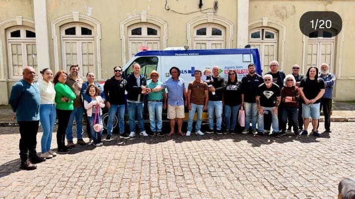 ENTREGA DE NOVA AMBULÂNCIA PARA PEDRO OSÓRIO
