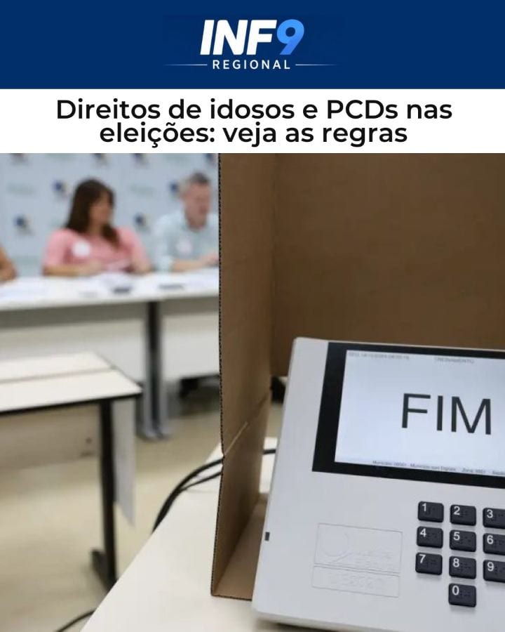 Direitos de idosos e PCDs nas eleições: veja as regras