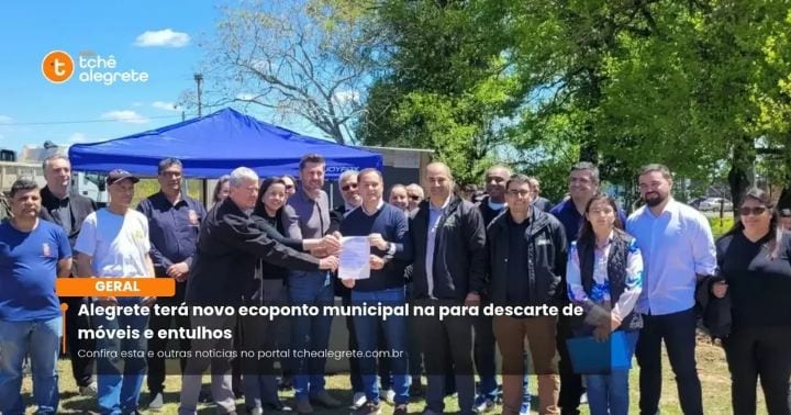 Alegrete terá ecoponto para descarte de móveis e entulhos
