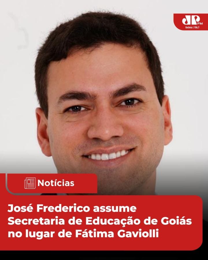 José Frederico, atual secretário de Ciência, Tecnologia e Inovação de Goiás, assume a Secretaria de Educação do estado n