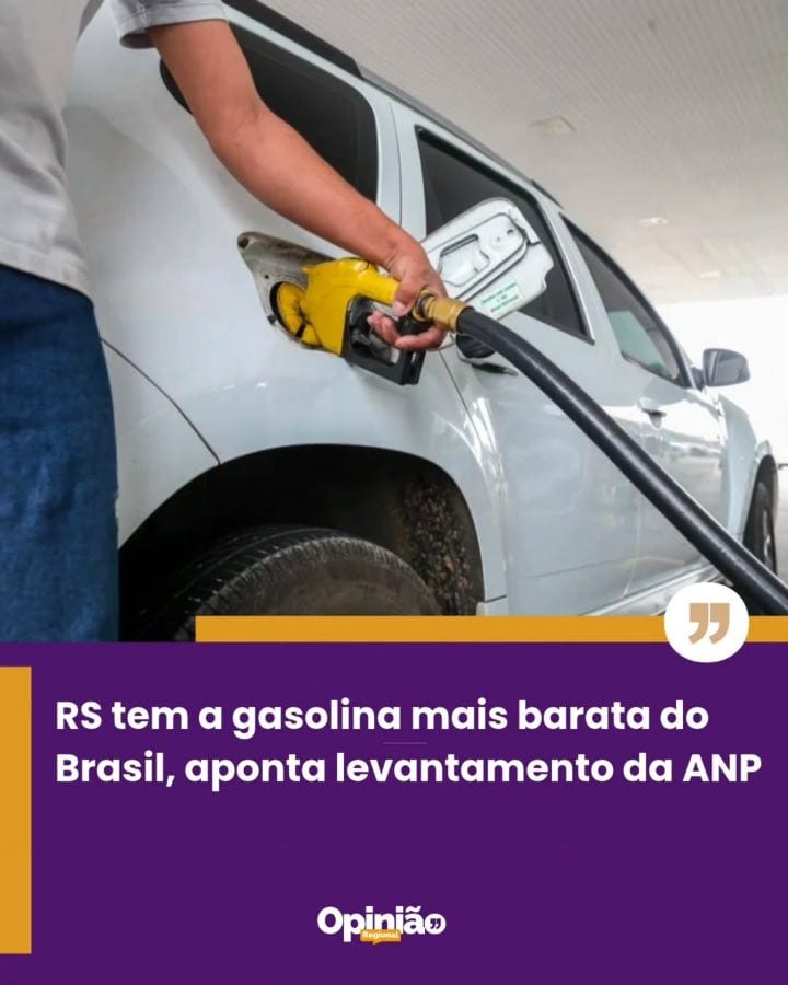 O Rio Grande do Sul apresenta o menor preço médio da gasolina comum entre os estados brasileiros, segundo levantamento d