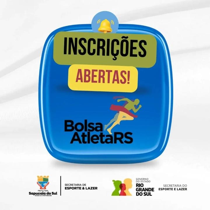 BOLSA-ATLETA RS 2026: INSCRIÇÕES ABERTAS!