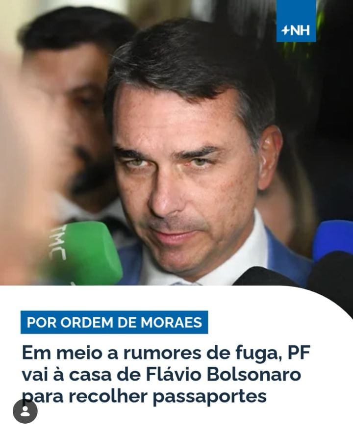 A Polícia Federal se dirigiu nesta terça-feira (27) à residência do senador Flávio Bolsonaro (PL-DF), em Brasília, para
