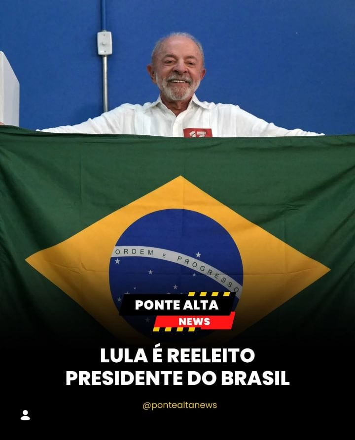 LULA ESTÁ REELEITO, MATEMATICAMENTE, PARA MAIS QUATRO ANOS DE GOVERNO