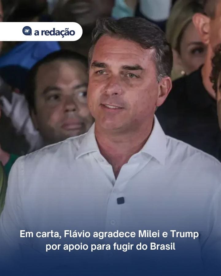 Após fugir do Brasil para os Estados Unidos, o candidato derrotado na eleição presidencial, Flávio Bolsonaro (PL), divul