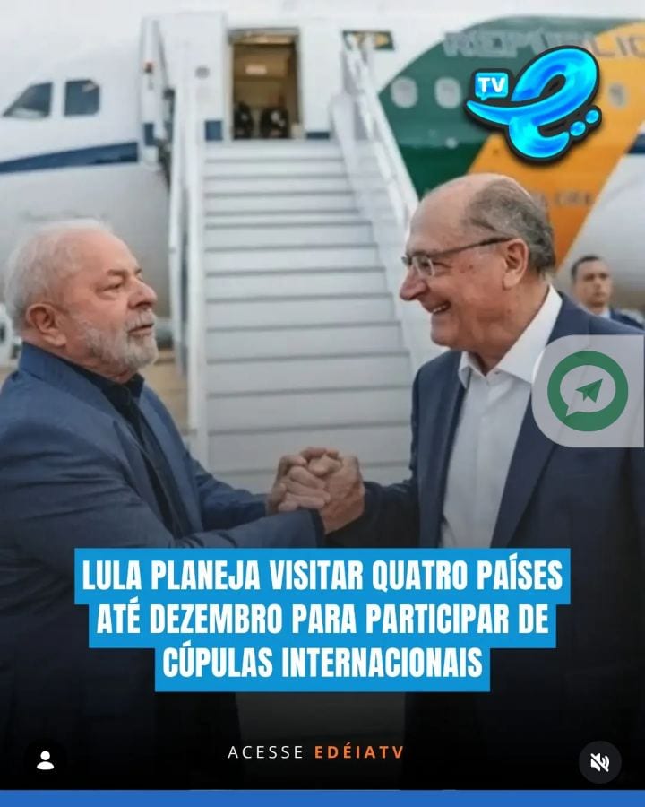 LULA PREVÊ VIAGENS A QUATRO PAÍSES ATÉ DEZEMBRO; PLANALTO AINDA NÃO CONFIRMOU A AGENDA