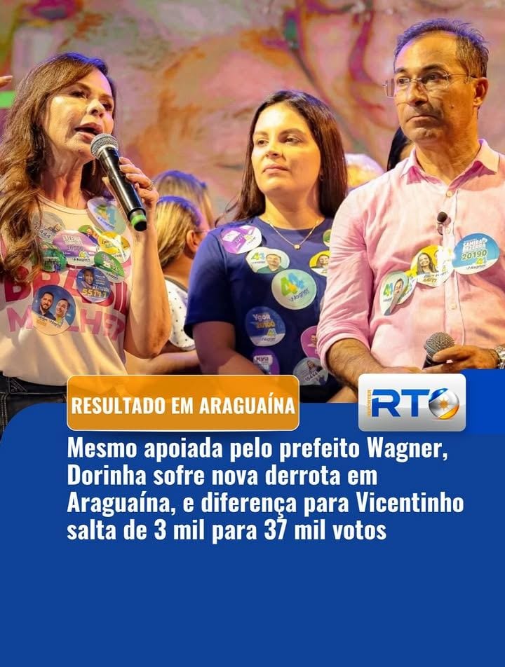 NOVA DERROTA | Candidata apoiada pelo prefeito Wagner Rodrigues (União Brasil), a senadora Professora Dorinha (União Bra