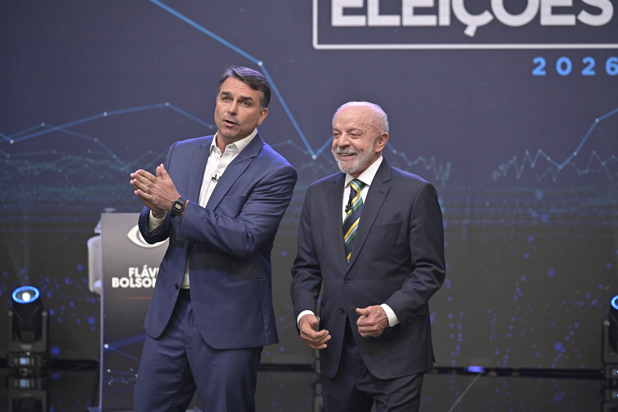 Pesquisa BTG/Nexus: Flávio 50,5%, Lula com 49,5%