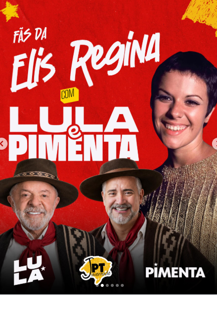 Até Xuxa e Elis Regina viram cabos eleitorais em postagem petista