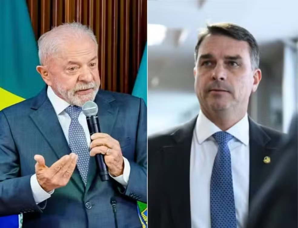 Pesquisa PoderData/Aya aponta empate entre Flávio Bolsonaro e Lula no segundo turno